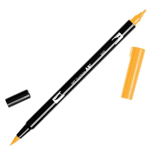 ABT Dual Brush pen - 985 Chrome yellow - Kromgul penselpenna - Tombow - Tidformera