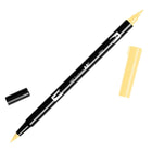 ABT Dual Brush pen - 991 Light ochre - Ljus ockrafärgad penselpenna - Tombow - Tidformera