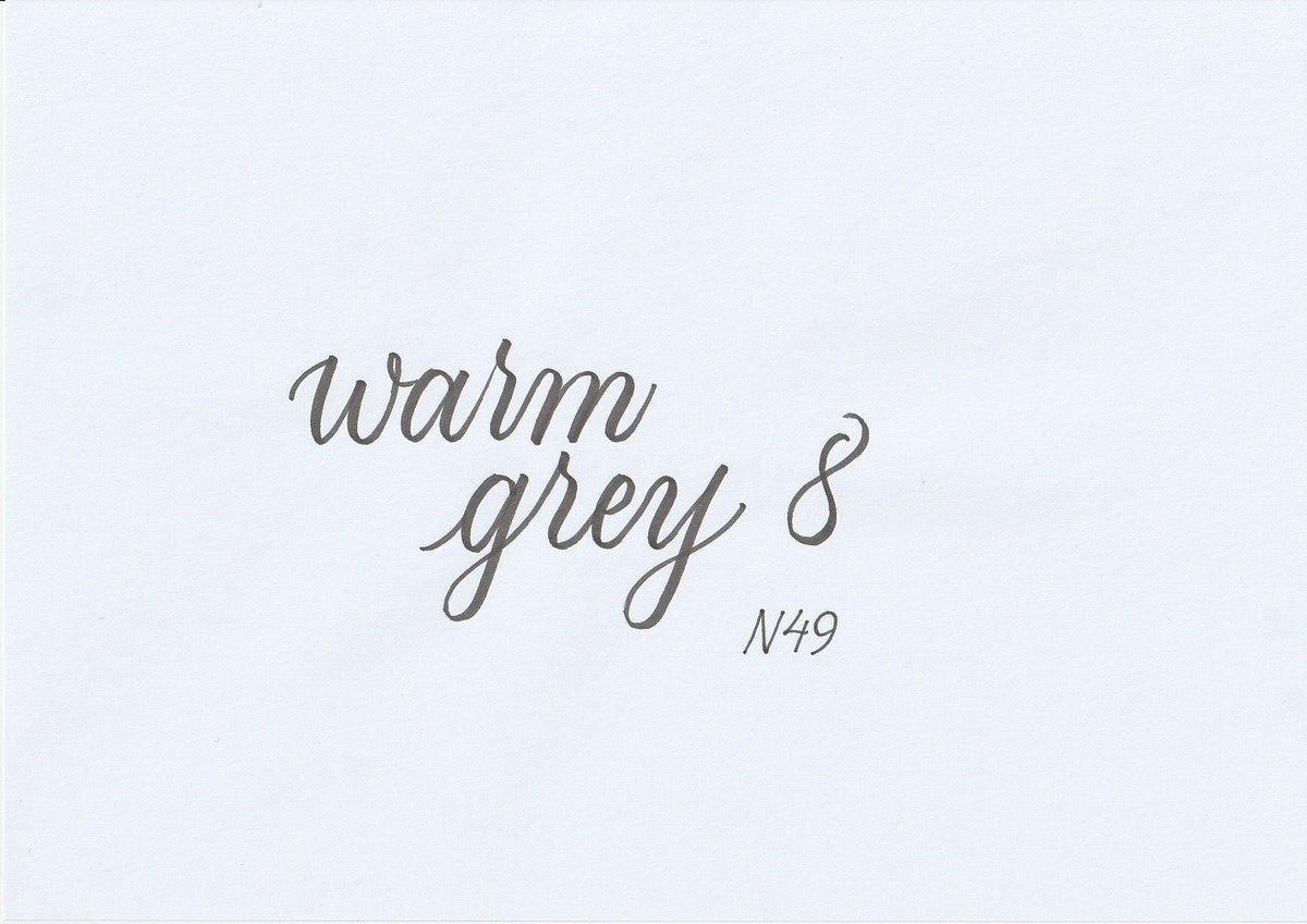 ABT Dual Brush pen - N49 Warm gray 8 - 3 - Tombow - Tidformera