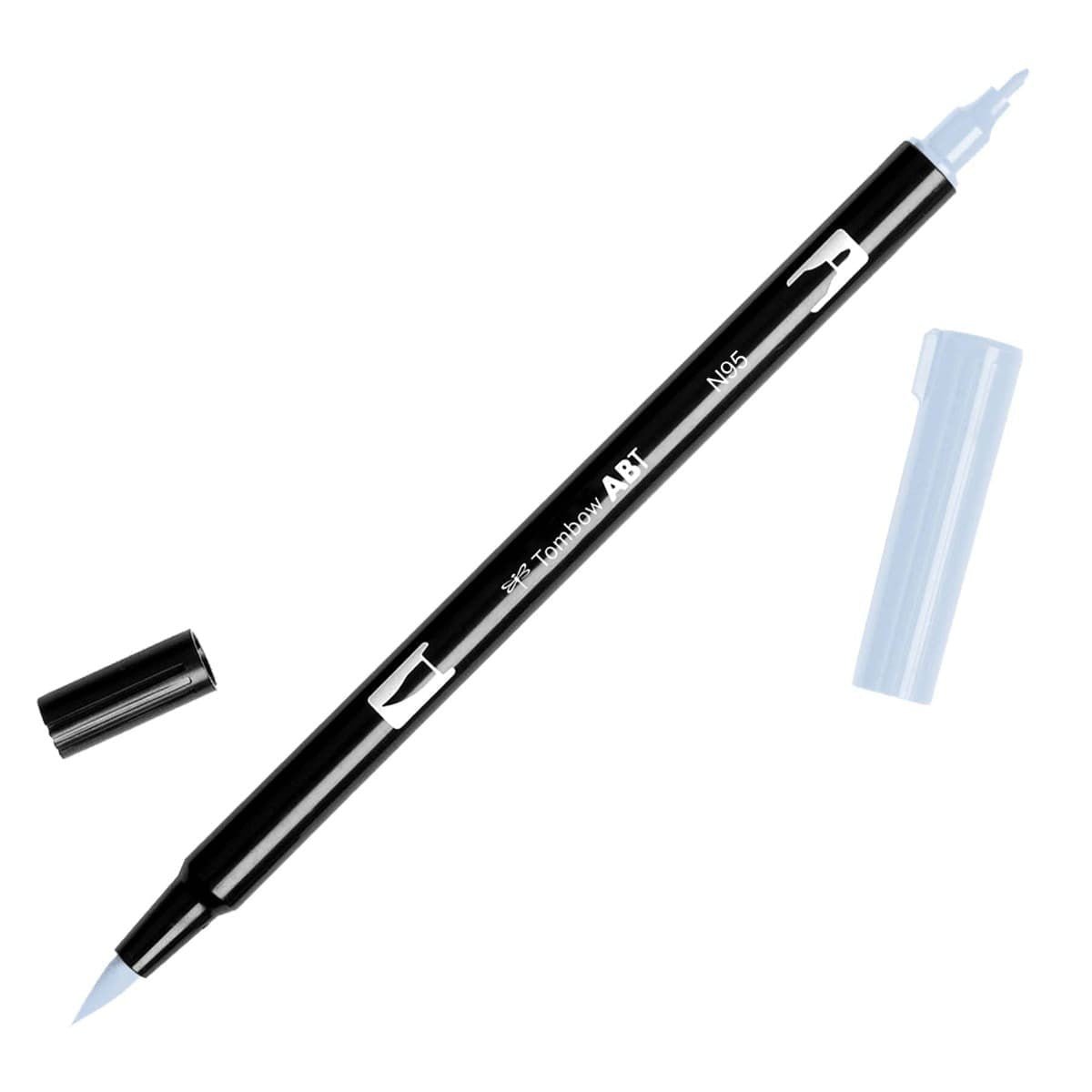 ABT Dual Brush pen - N95 Cool gray 1 - Tombow - Tidformera