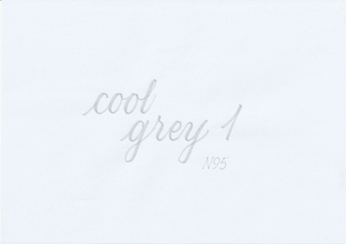 ABT Dual Brush pen - N95 Cool gray 1 - 3 - Tombow - Tidformera