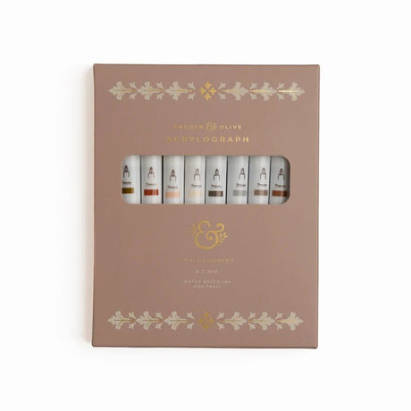 Acrylograph 10-pack 0,7 - Quiet Corners - 4 - Archer & Olive - Tidformera
