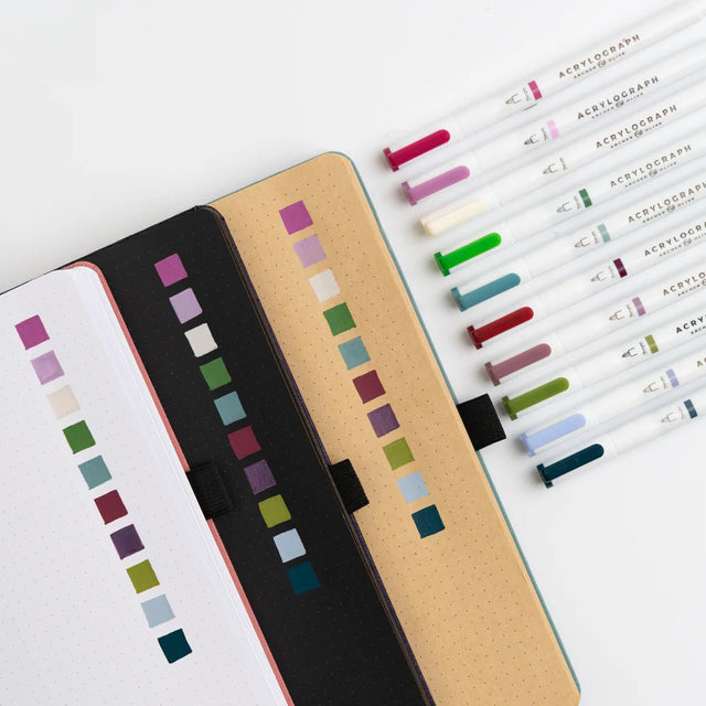 Acrylograph 10 - pack 0,7 - Snow & Stillness - 1 - Archer & Olive - Tidformera