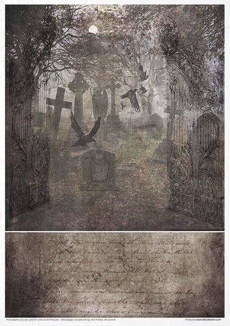 Rice paper set - A4 - Secrets - Gothic Stories