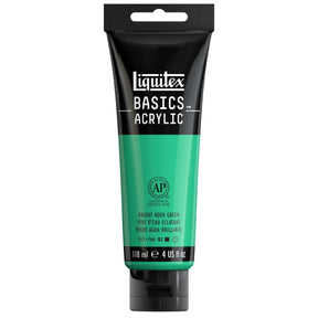 Akrylfärg Liquitex Basics 118ml - Bright aqua green 660 - 1 - Liquitex - Tidformera