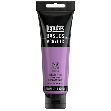 Akrylfärg Liquitex Basics 118ml - Brilliant purple 590 - 1 - Liquitex - Tidformera