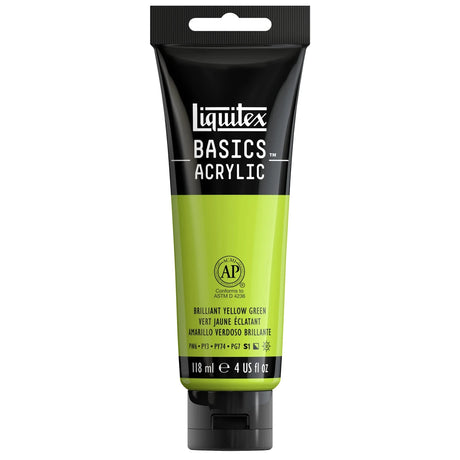 Akrylfärg Liquitex Basics 118ml - Brilliant yellow green 840 - 1 - Liquitex - Tidformera