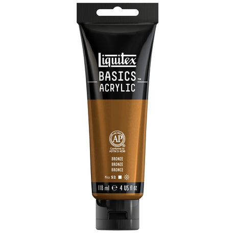 Akrylfärg Liquitex Basics 118ml - Bronze 229 - 1 - Liquitex - Tidformera