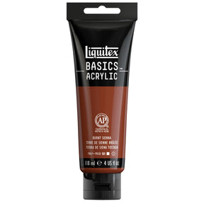 Akrylfärg Liquitex Basics 118ml - Burnt sienna 127 - 1 - Liquitex - Tidformera