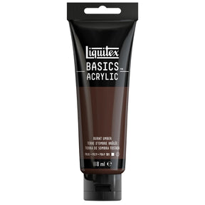 Akrylfärg Liquitex Basics 118ml - Burnt Umber 128 - 1 - Liquitex - Tidformera