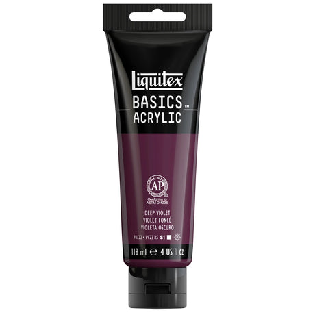 Akrylfärg Liquitex Basics 118ml - Deep violet 115 - 1 - Liquitex - Tidformera