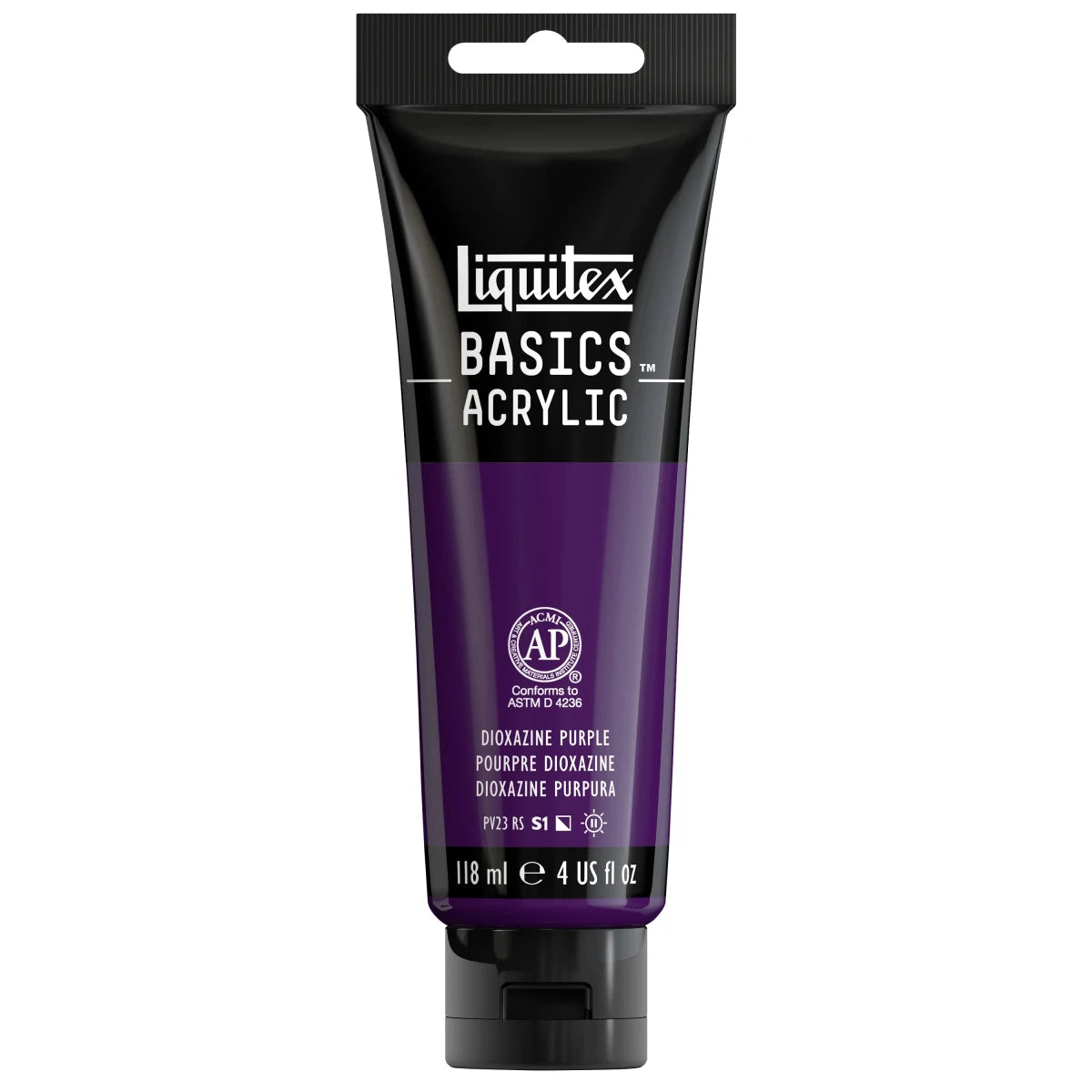 Akrylfärg Liquitex Basics 118ml - Dioxazine purple 186 - 1 - Liquitex - Tidformera