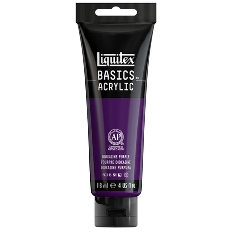 Akrylfärg Liquitex Basics 118ml - Dioxazine purple 186 - 1 - Liquitex - Tidformera