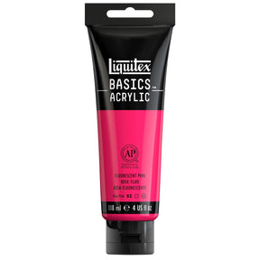 Akrylfärg Liquitex Basics 118ml - Fluorescent Pink 987 - 1 - Liquitex - Tidformera