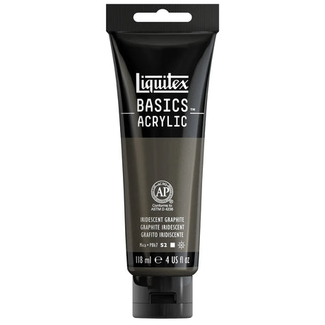 Akrylfärg Liquitex Basics 118ml - Iridescent Graphite 049 - 1 - Liquitex - Tidformera