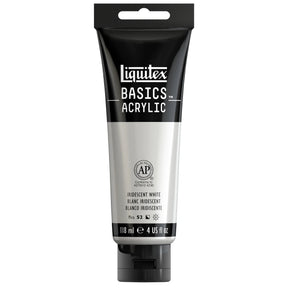 Akrylfärg Liquitex Basics 118ml - Iridescent White 238 - 1 - Liquitex - Tidformera