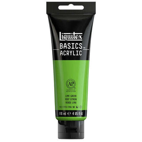 Akrylfärg Liquitex Basics 118ml - Lime Green 222 - 1 - Liquitex - Tidformera