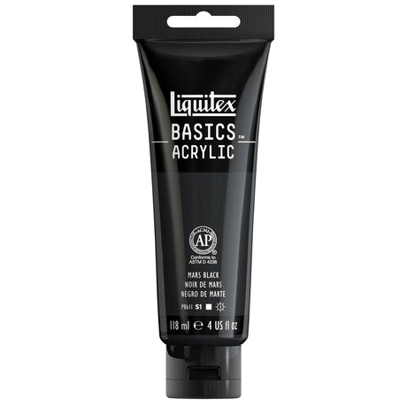 Akrylfärg Liquitex Basics 118ml - Mars black 276 - 1 - Liquitex - Tidformera