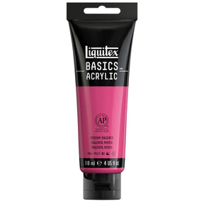 Akrylfärg Liquitex Basics 118ml - Medium magenta 500 - 1 - Liquitex - Tidformera