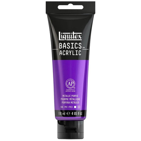 Akrylfärg Liquitex Basics 118ml - Metallic Purple 340 - 1 - Liquitex - Tidformera