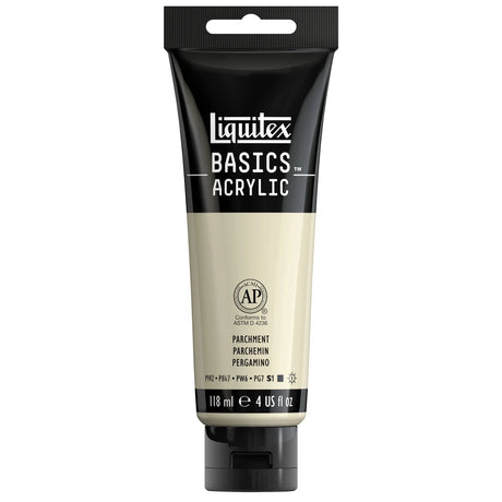 Akrylfärg Liquitex Basics 118ml - Parchment 436 - 1 - Liquitex - Tidformera