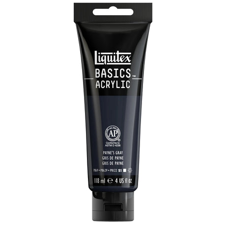 Akrylfärg Liquitex Basics 118ml - Payne's Gray 310 - 1 - Liquitex - Tidformera