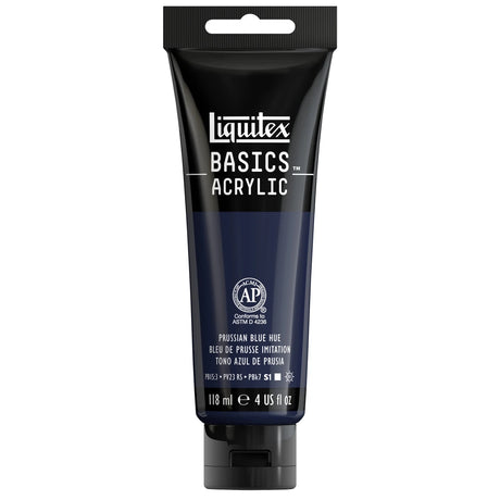 Akrylfärg Liquitex Basics 118ml - Prussian Blue Hue 320 - 1 - Liquitex - Tidformera