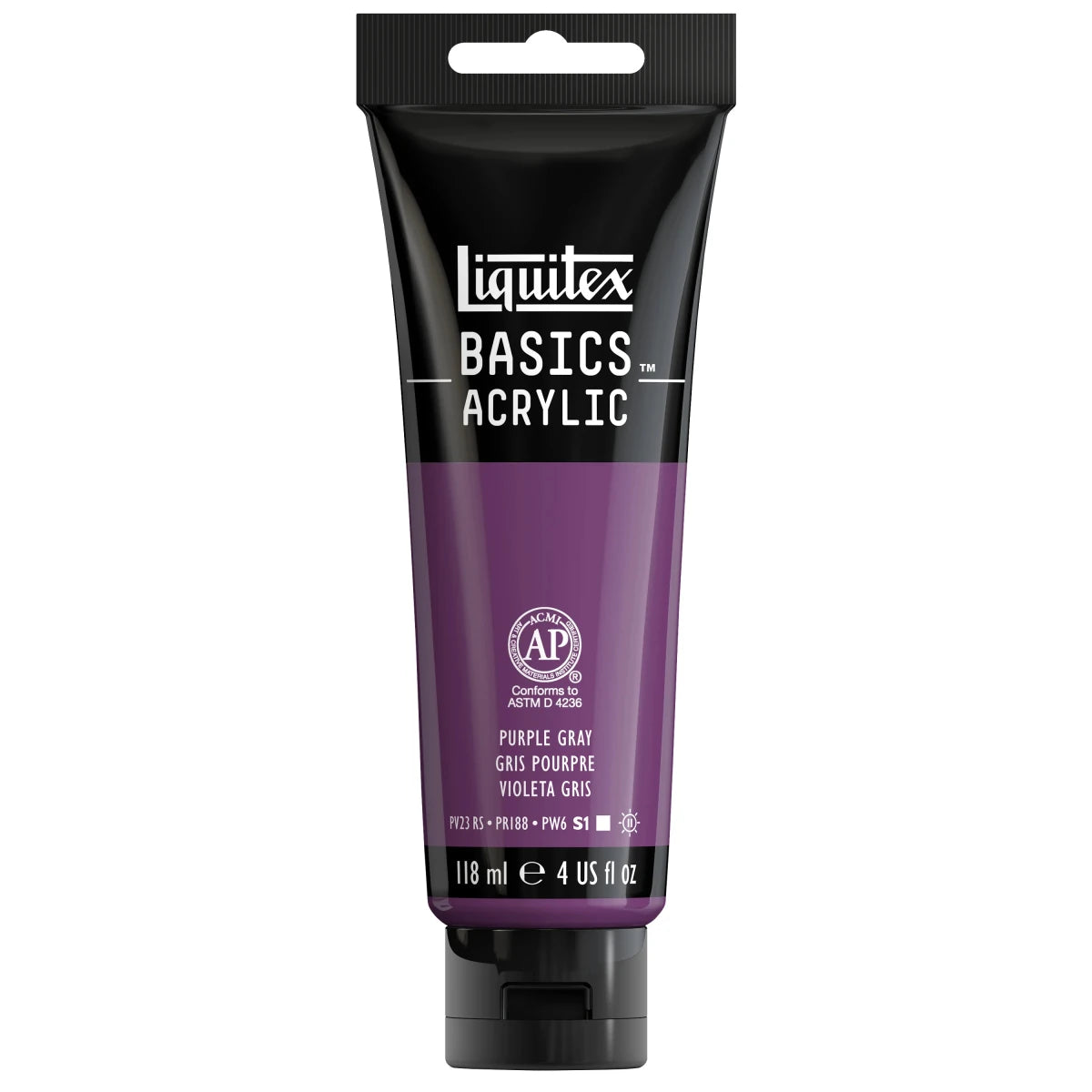 Akrylfärg Liquitex Basics 118ml - Purple Gray 263 - 1 - Liquitex - Tidformera