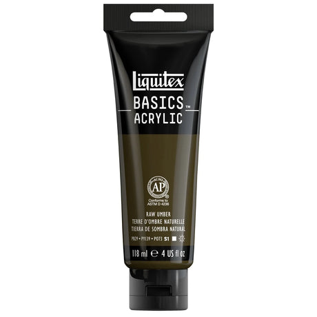 Akrylfärg Liquitex Basics 118ml - Raw umber 331 - 1 - Liquitex - Tidformera