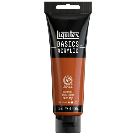 Akrylfärg Liquitex Basics 118ml - Red oxide 335 - 1 - Liquitex - Tidformera