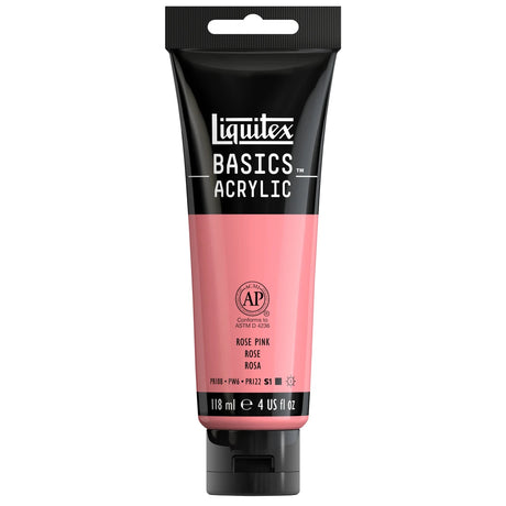 Akrylfärg Liquitex Basics 118ml - Rose Pink 048 - 1 - Liquitex - Tidformera
