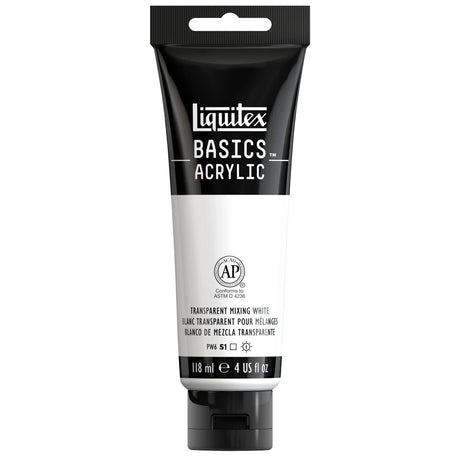 Akrylfärg Liquitex Basics 118ml - Transparent Mixing White 430 - 1 - Liquitex - Tidformera