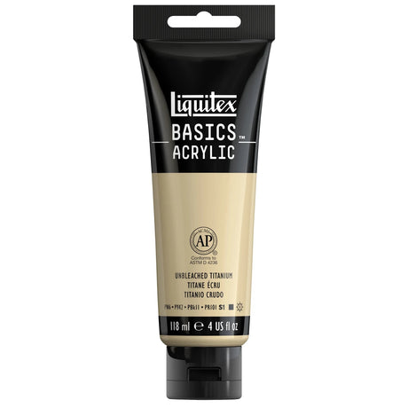 Akrylfärg Liquitex Basics 118ml - Unbleached titanium 434 - 1 - Liquitex - Tidformera