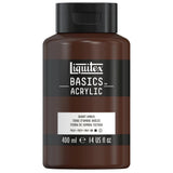 Akrylfärg Liquitex Basics 400ml - Burnt umber 128 - 1 - Liquitex - Tidformera