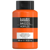 Akrylfärg Liquitex Basics 400ml - Cadmium orange hue 720 - 1 - Liquitex - Tidformera