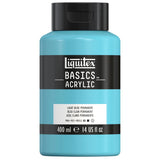 Akrylfärg Liquitex Basics 400ml - Light Blue Permanent 770 - 1 - Liquitex - Tidformera