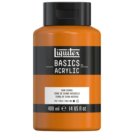 Akrylfärg Liquitex Basics 400ml - Raw sienna 330 - 1 - Liquitex - Tidformera