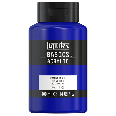 Akrylfärg Liquitex Basics 400ml - Ultramarine blue 380 - 1 - Liquitex - Tidformera