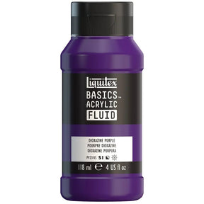 Akrylfärg Liquitex Basics Fluid 118ml - Dioxazine Purple 186 - 1 - Liquitex - Tidformera