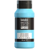 Akrylfärg Liquitex Basics Fluid 118ml - Light Blue Permanent 770 - 1 - Liquitex - Tidformera