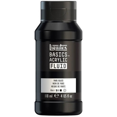 Akrylfärg Liquitex Basics Fluid 118ml - Mars Black 276 - 1 - Liquitex - Tidformera