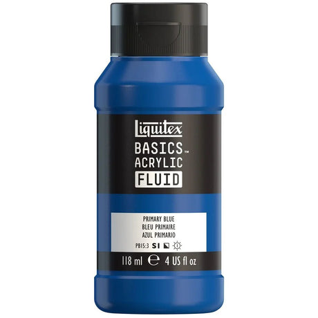 Akrylfärg Liquitex Basics Fluid 118ml - Primary Blue 420 - 1 - Liquitex - Tidformera