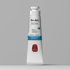 Akrylfärg Tri-Art High Viscosity 60 ml - Burnt Crimson - 1 - Tri-Art - Tidformera