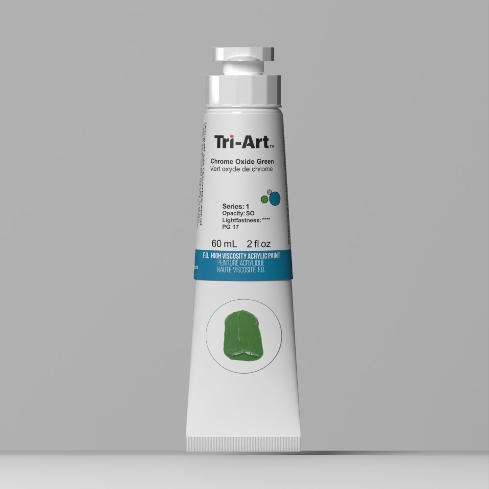 Akrylfärg Tri-Art High Viscosity 60 ml - Chrome Oxide Green - 1 - Tri-Art - Tidformera