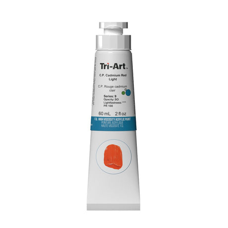 Akrylfärg Tri-Art High Viscosity 60 ml - C.P. Cadmium Red Light - 1 - Tri-Art - Tidformera