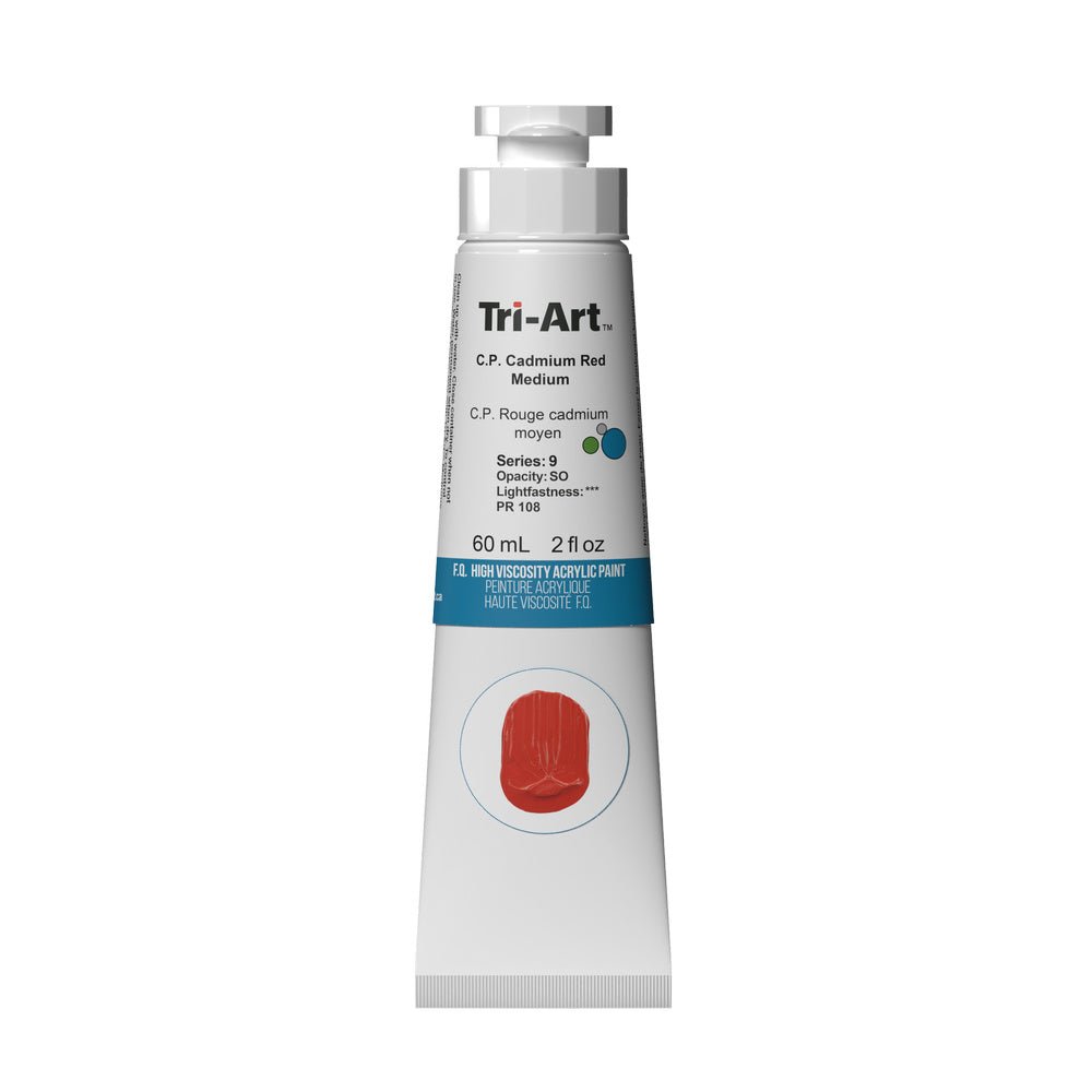 Akrylfärg Tri-Art High Viscosity 60 ml - C.P. Cadmium Red Medium - 1 - Tri-Art - Tidformera