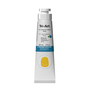 Akrylfärg Tri-Art High Viscosity 60 ml - C.P. Cadmium Yellow Deep - 1 - Tri-Art - Tidformera
