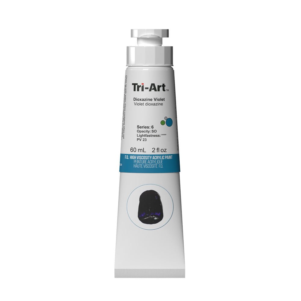 Akrylfärg Tri-Art High Viscosity 60 ml - Dioxazine Violet - 1 - Tri-Art - Tidformera