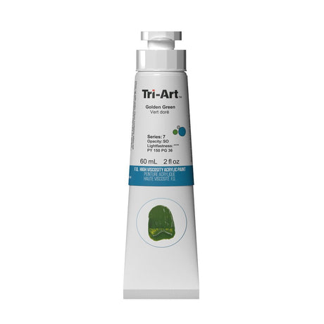 Akrylfärg Tri-Art High Viscosity 60 ml - Golden Green - 1 - Tri-Art - Tidformera