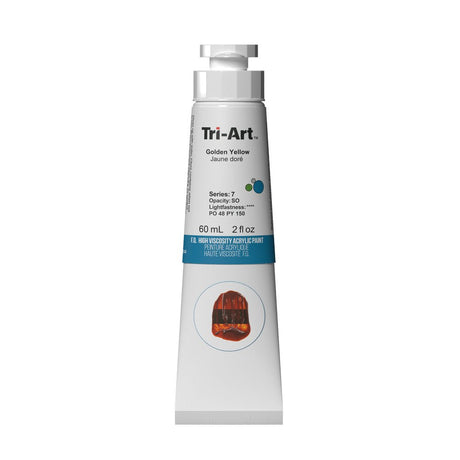 Akrylfärg Tri-Art High Viscosity 60 ml - Golden Yellow - 1 - Tri-Art - Tidformera